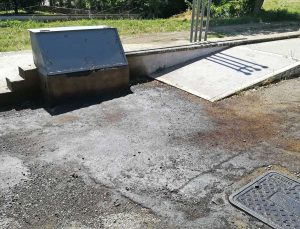Montefiascone – La fuoriscuta del gasolio in via Cardinal Salotti