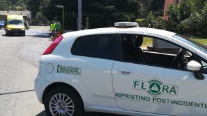 Montefiascone – La fuoriscuta del gasolio in via Cardinal Salotti