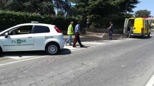 Montefiascone – La fuoriscuta del gasolio in via Cardinal Salotti