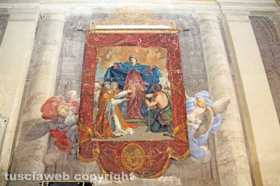 Viterbo - Il gonfalone restaurato