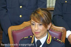 Viterbo - La dirigente della Digos Monia Morelli