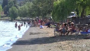Montefiascone - Il servizio di Studio Aperto sulla moria dei pesci al lago di Bolsena