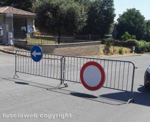 Montefiascone - La fuoriscuta del gasolio in via Cardinal Salotti