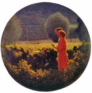 Passeggiata amorosa di Pellizza da Volpedo