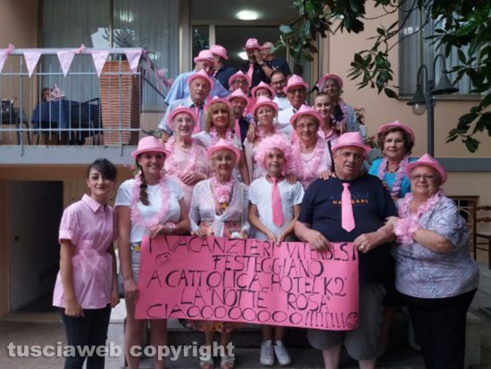 Turisti viterbesi alla Notte rosa di Cattolica