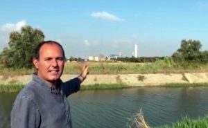 Montalto di Castro - Il sindaco Sergio Caci nel video a ridosso della centrale 