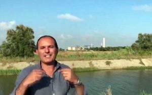Montalto di Castro - Il sindaco Sergio Caci nel video a ridosso della centrale 