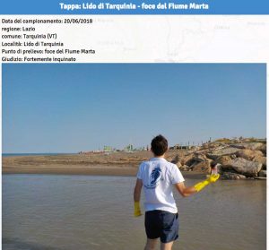Legambiente - Monitoraggio di Goleta Verde a Tarquinia