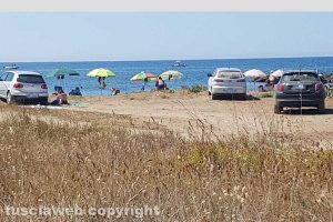 Viterbo - Località San Giorgio invasa dalle auto