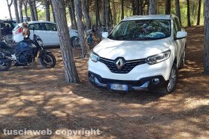 Viterbo - Località San Giorgio invasa dalle auto