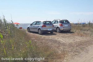 Viterbo - Località San Giorgio invasa dalle auto