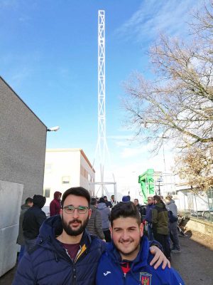 Viterbo - Santa Rosa - La nuova minimacchina del quartiere Santa Barbara