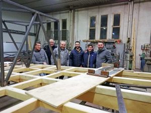 Viterbo - Santa Rosa - La nuova minimacchina del quartiere Santa Barbara