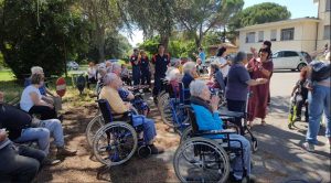 L'iniziativa al centro geriatrico Giovanni XXIII