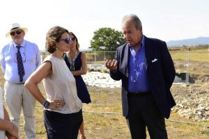 Montalto - L'assessore regionale Lorenza Bonaccorsi in visita a Vulci