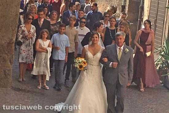 Blera - Il matrimonio Giuseppe Fazzi e Nicole Renzetti sposi