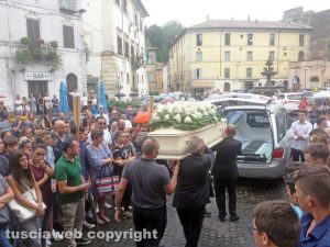 Ronciglione - I funerali di Alessandro Moretti