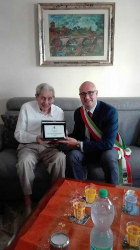 Alberto Sed e il sindaco Angelelli
