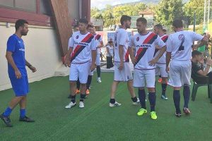 Sport - Calcio - Flaminia - I rossoblù in campo