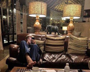 Vittorio Sgarbi in Sudafrica