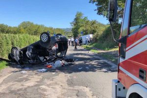 Vetralla - L'incidente in via Foro Cassio