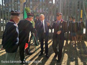 Viterbo - L'insediamento del nuovo questore - La cerimonia di commemorazione dei caduti