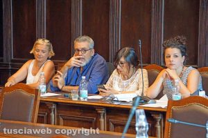 Viterbo - Il gruppo consigliere di Chiara Frontini (sulla destra)