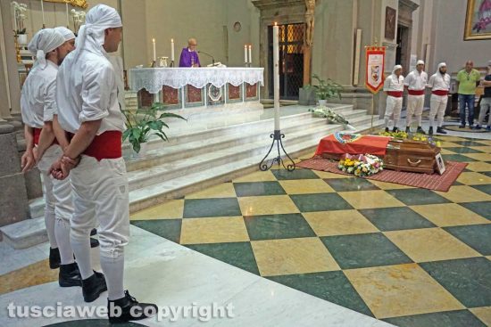 Viterbo - I funerali di Antonio Febbraro