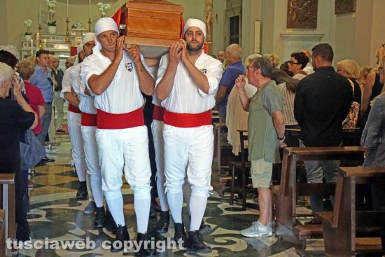 Viterbo - I funerali di Antonio Febbraro
