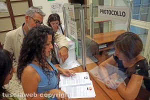 Viterbo - Il gruppo di Chiara Frontini consegna la sua proposta per la città