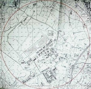 Viterbo - Bomba all'aeroporto - La zona interdetta