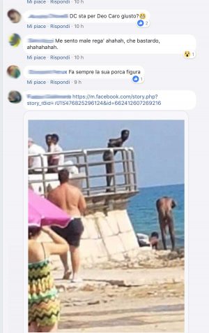 I commenti al post sul profilo Facebook di Umberto Ciucciarelli