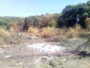 Vetralla - Discarica in via della Noce
