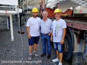 Vincenzo Fiorillo con Mirko Fiorillo e Stefano Fiorillo