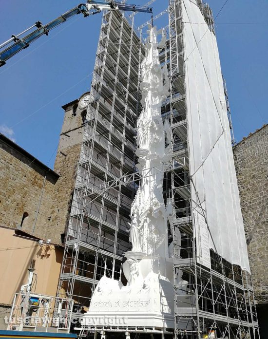 San Sisto - Va avanti il montaggio di "Gloria"