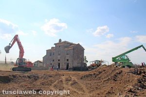 Viterbo - I lavori lungo la Cassia nord