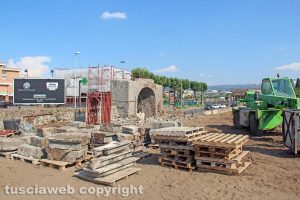 Viterbo - I lavori lungo la Cassia nord