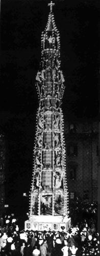 La Macchina di santa Rosa di Salcini del 1952