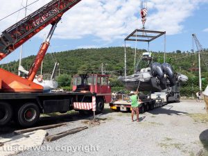 Montefiascone - Air show - L'arrivo dei mezzi della finanza