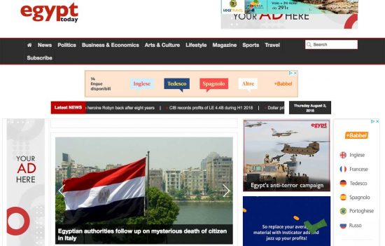 Il caso Hasan Sharaf sulla stampa egiziana