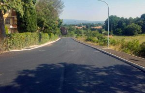 Bassano Romano - Riapre via sant'Andrea 