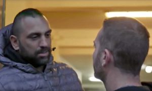 Roberto Spada con Davide Piervincenzi