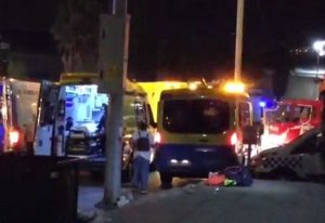 Spagna - la piattaforma crollata a Vigo