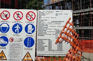 Montefiascone - Il cantiere sequestrato a Poggio del Crognolo