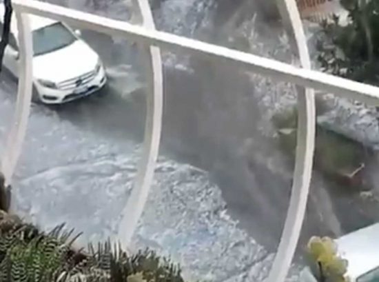 Grandinata su Roma