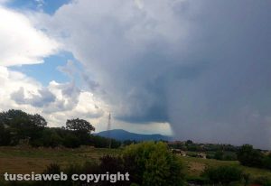 Temporale su Viterbo