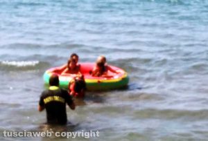 Montalto - Prove di salvataggio in mare 