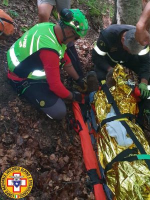 Amatrice - Escursionista precipita da un sentiero sulle montagne