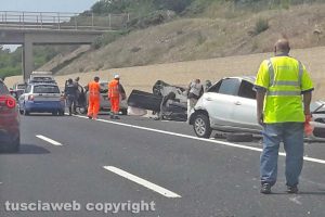 Santa Severa - Incidente sull'A12