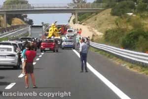 Santa Severa - Incidente sull'A12